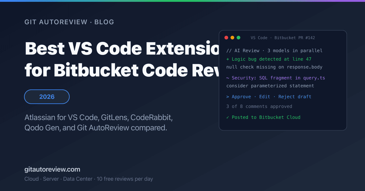 Best VS Code Extensions for Bitbucket Code Review (2026)